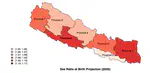 Estimation and probabilistic projection of levels and trends in the sex ratio at birth in seven provinces of Nepal from 1980 to 2050: a Bayesian modeling approach