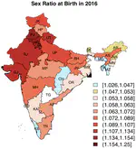 Levels and trends in the sex ratio at birth and missing female births for 29 states and union territories in India 1990-2016: A Bayesian modeling study