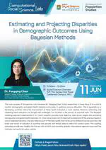 Estimating and Projecting Disparities in Demographic Outcomes Using Bayesian Methods